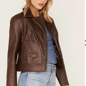 Cleo + Wolf  fauxLeather Jacket